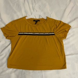 Cute yellow crop top